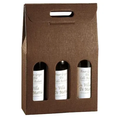 Boîtages 3 bouteilles carton - Coffrets pour bouteilles de vin, Boîtes pour bouteilles de vin