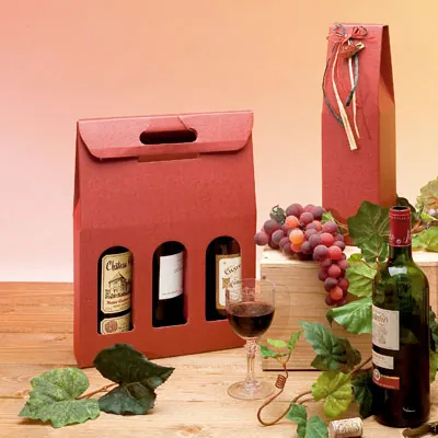 Boîtages 3 bouteilles carton - Coffrets pour bouteilles de vin, Boîtes pour bouteilles de vin-1