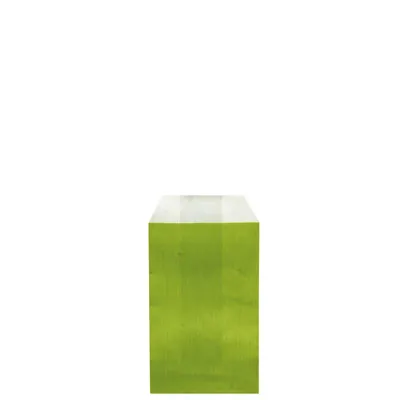 Pochette cadeau kraft vergé vert anis 7 x 13,5 cm - Sachet kraft - Lot de 250 - Pochettes cadeaux unies