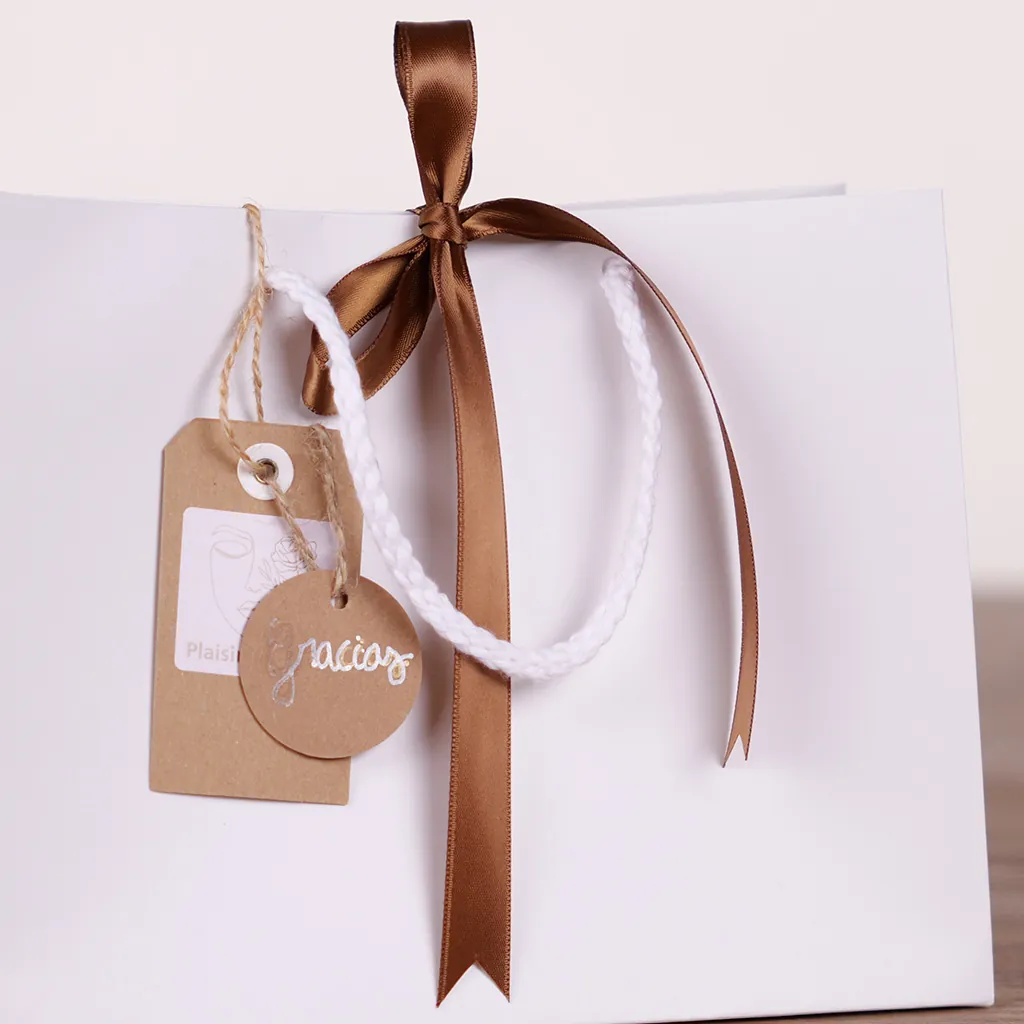 Ruban satin chocolat double face 16 mm x 45 m - Rubans tissu, Cordons-1