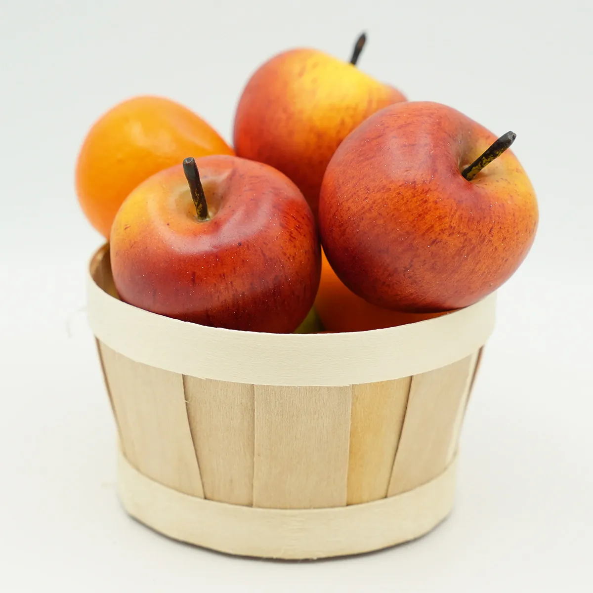 Panier bois rond ø 16 x H 9,4 cm - Bourriche bois - Corbeille bois - Lot de 30 - Paniers bois, Caisses bois-1