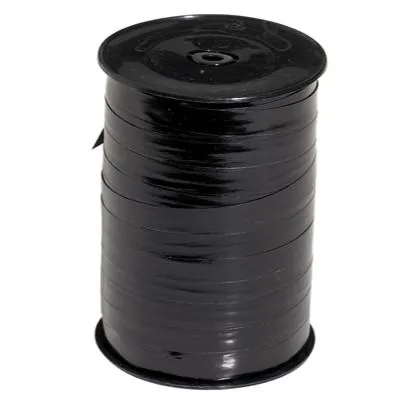 Bolduc noir laqué Laqu'Éclat 10 mm x 225 m - Bolducs unis