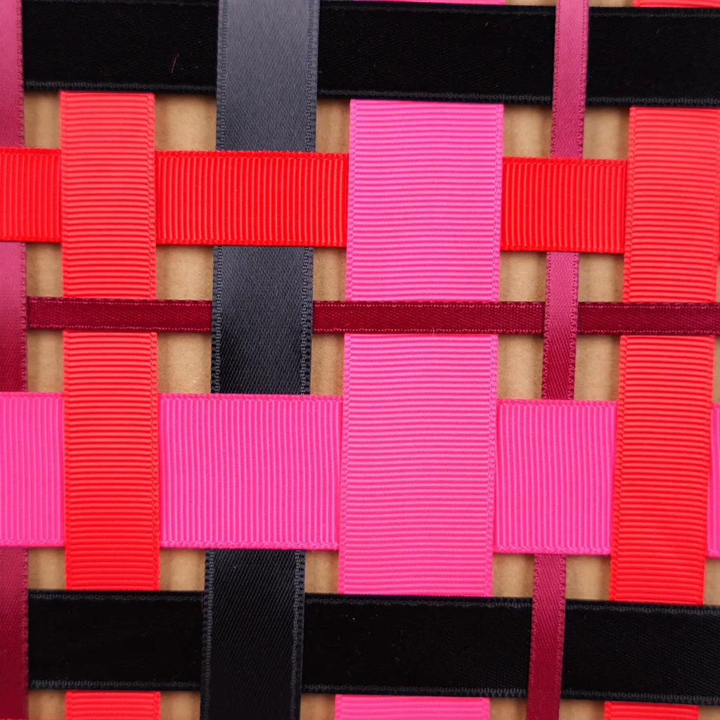 Ruban gros grain rose fuchsia 25 mm x 20 m coton - Ruban emballage cadeau - Rubans tissu, Cordons-1