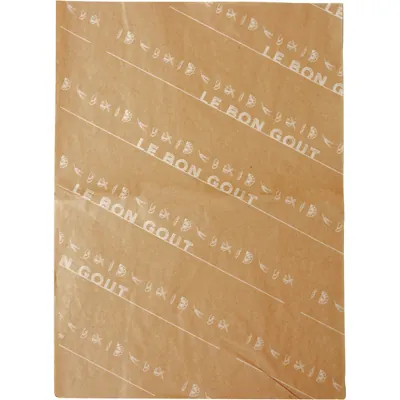 Mousseline brune imprimée format 30 x 40 cm 30 g/m² - Papier mousseline - Paquet de 10 kg - Papiers pâtissier, Papiers cuisson