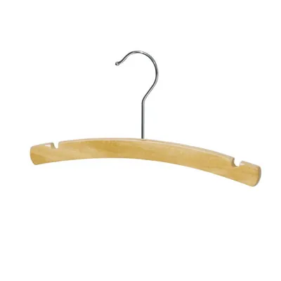 Cintre bois naturel avec encoches 26 cm - Cintre bébé - Cintre enfant - Lot de 5 - Cintres bois