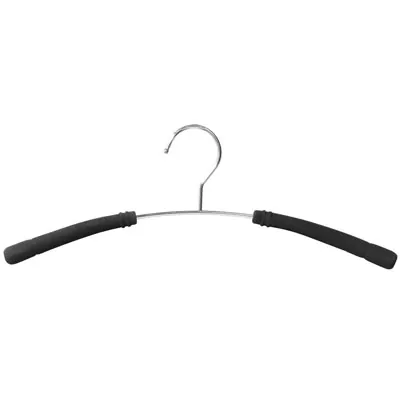 Cintre métal mousse antidérapante 40 cm - Cintre antidérapant - Lot de 50 - Cintres métal