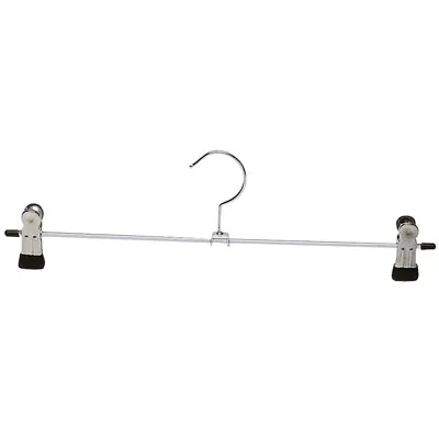 Cintre métal avec pinces antidérapantes 30 cm - Cintre à pinces - Lot de 100 - Cintres à pinces