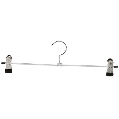 100 cintres à pinces métal et patins antidérapants L 40cm - Cintres à pinces