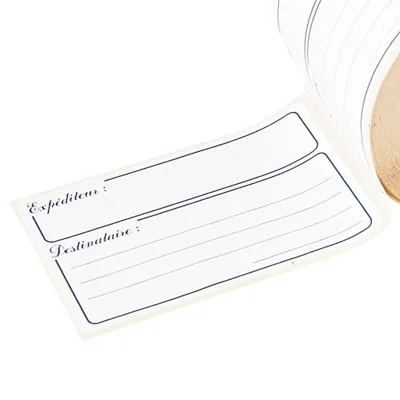 Étiquettes adhésives Expéditeur-Destinataire - Marquage d'expédition-1