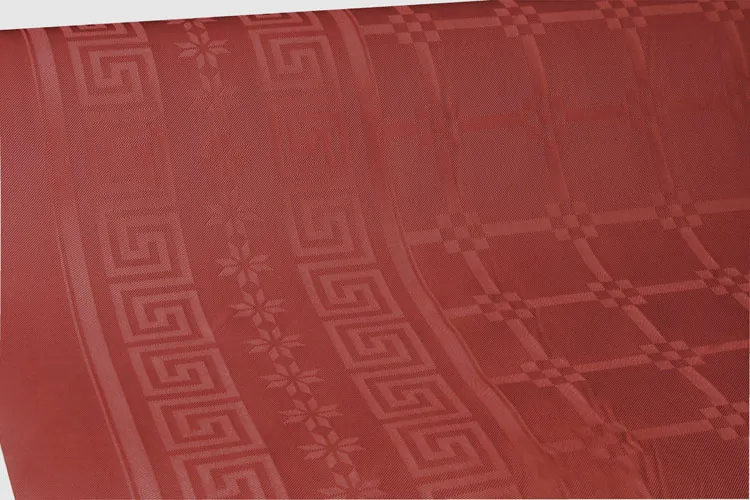 Nappe damassée déperlante - Nappe jetable - Nappe papier - Bordeaux - Rouleau de 1,18 x 25 m - Nappes papier, Nappes jetables-1