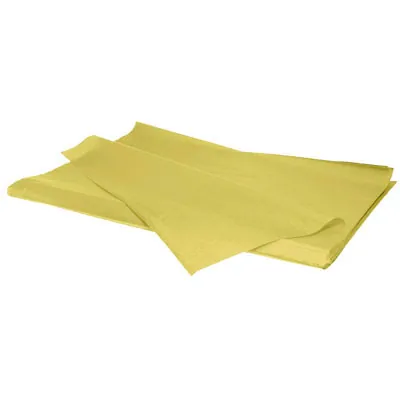 Papier de soie jaune 17 g/m² 50 x 75 cm, 240 feuilles - Papiers de soie