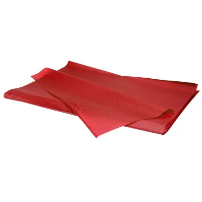 Papier de soie rouge 17g/m² 50 x 75 cm, 240 feuilles - Papiers de soie