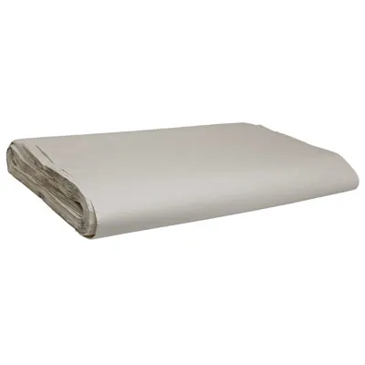 Papier de soie blanc type journal 48 g/m², feuilles de 65 x 100 cm, rame de 300 feuilles - Papiers de soie