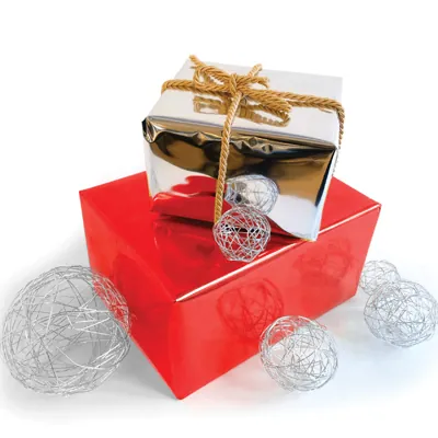 Film métallisé réversible polypropylène rouge 70 cm x 50 m 30µ - Films métallisés réversibles polypropylène -2