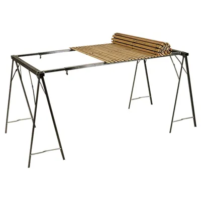 Barre de tréteau télescopique pour étalage de marché L 120 à 235 cm - Tables de marché, étals de marché-1