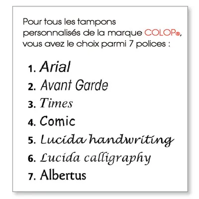 Tampon texte Printer 20 COLOP 4 lignes - Tampons personnalisés-2