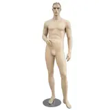 Mannequin homme, cheveux sculptés blond