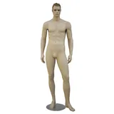 Mannequin homme, cheveux sculptés