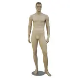 Mannequin homme, cheveux sculptés