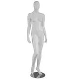 Mannequin femme, finition laquée, bras le long du corps