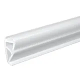 Profil pince affiche adhésif L 120 cm Blanc