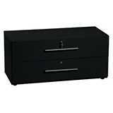 Meuble bas 2 tiroirs + serrure