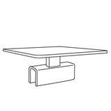 Support tablette pour traverse - Ligne Memphis