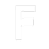 Lettre adhésive F