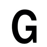 Lettre adhésive G