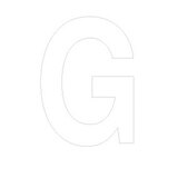 Lettre adhésive G