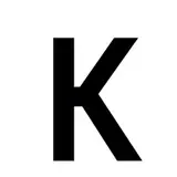 Lettre adhésive K
