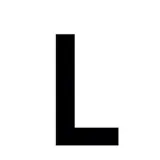 Lettre adhésive L
