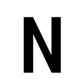 Lettre adhésive N