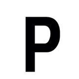 Lettre adhésive P