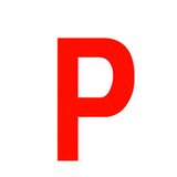Lettre adhésive P
