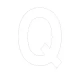 Lettre adhésive Q