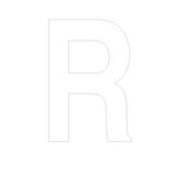 Lettre adhésive R
