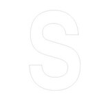 Lettre adhésive S - Lettres et chiffres adhésifs
