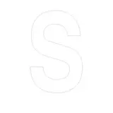 Lettre adhésive S 90 mm PickUp Mono Nobel – Blanc - Lettrage adhésif