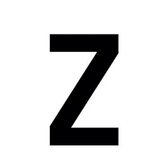 Lettre adhésive Z - Lettres et chiffres adhésifs
