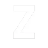 Lettre adhésive Z