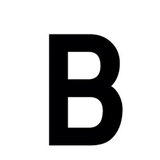 Lettre adhésive B