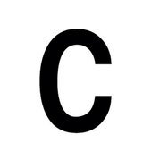 Lettre adhésive C