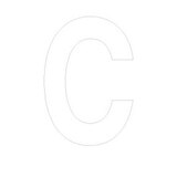 Lettre adhésive C