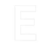 Lettre adhésive E