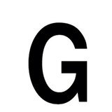 Lettre adhésive G