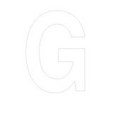 Lettre adhésive G