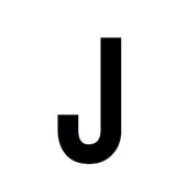 Lettre adhésive J