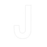 Lettre adhésive J