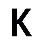 Lettre adhésive K
